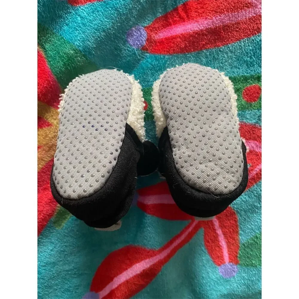 Timatego Baby Panda Slippers Unisex 3-6 Months Black